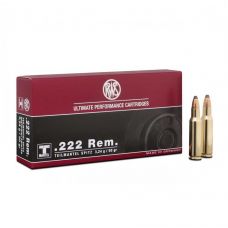 Патрон RWS, кал.222 Rem, тип кулі: TMS, вага: 3,24g/50gr