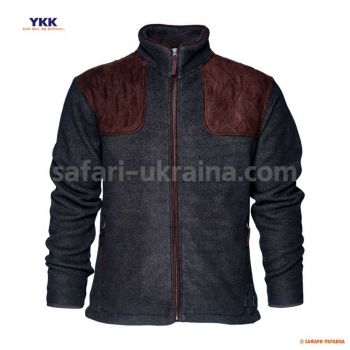 Флісовий светр на блискавці Seeland William II fleece, колір Moose brown