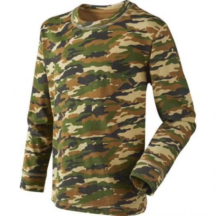 Футболка камуфляж детская Seeland Speckled Kids LS T-Shirt Camo