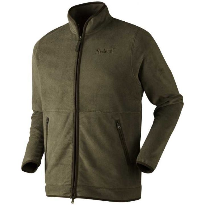 Флісовий светр на блискавці Seeland Bolton fleece, колір Pine green 