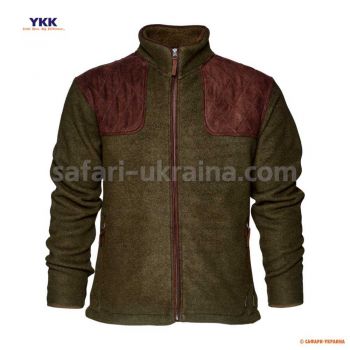 Флисовый свитер на молнии Seeland William II fleece, цвет Pine green