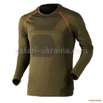 Термобелье мужское Seeland Ageo Base layer, цвет Pro green