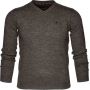 Шерстяний мисливський пуловер Seeland Compton Pullover, колір Moose Brown 