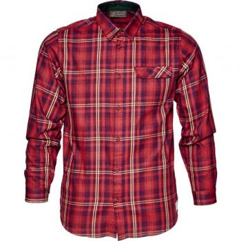 Рубашка охотничья в клетку Seeland Gibson shirt, цвет Russet Brown