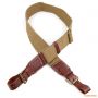 Ремінь для зброї Seeland Rifle sling with leather camel in canvas 