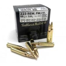Патрон Sellier & Bellot, кал.223 Rem, тип кул FMJ, вага 55 grs/3.6 г