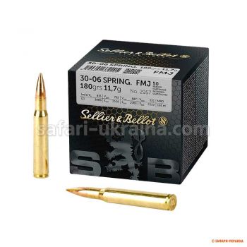 Патрон Sellier & Bellot кал.30-06 Sprg куля FMJ маса 9,55 gr./147 grs.