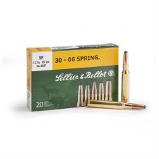 Патрон Sellier & Bellot кал.30-06 Sprg куля SP маса 11,7 г/180 гран
