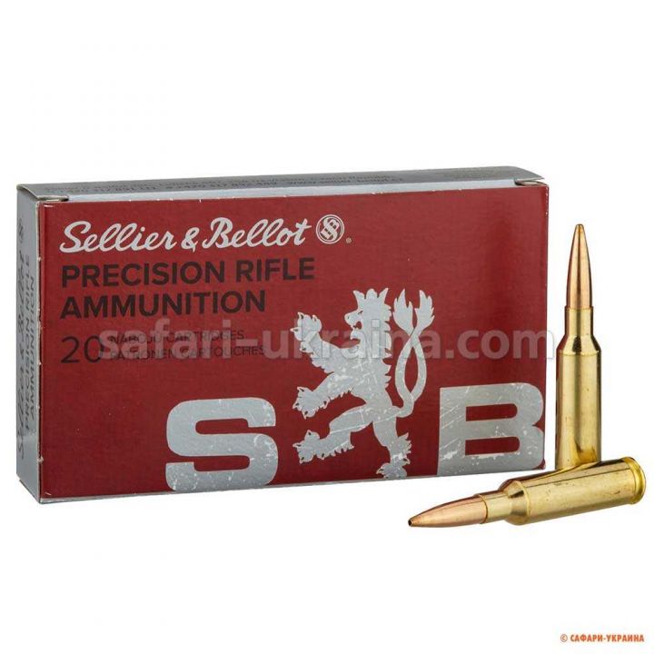 Патрон нарізний Sellier & Bellot OTM (HPBT), кал.6.5 Creedmoor, тип кулі: HPBT, вага: 142 grs / 9.2 gr 