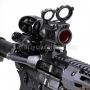 COMBO Kit Sig Optics ROMEO-MSR 2 MOA RED DOT, JULIET3-MICRO 3X22MM Magnifier