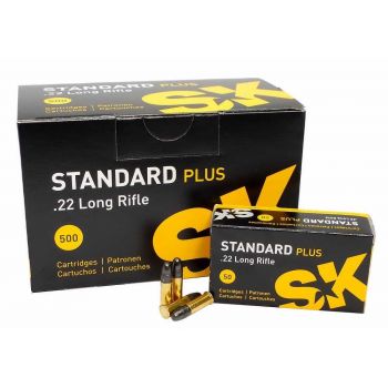 Патрон нарезной SK Standart Plus, кал.22 LR, тип пули: LRN, вес 40grs/2,6г