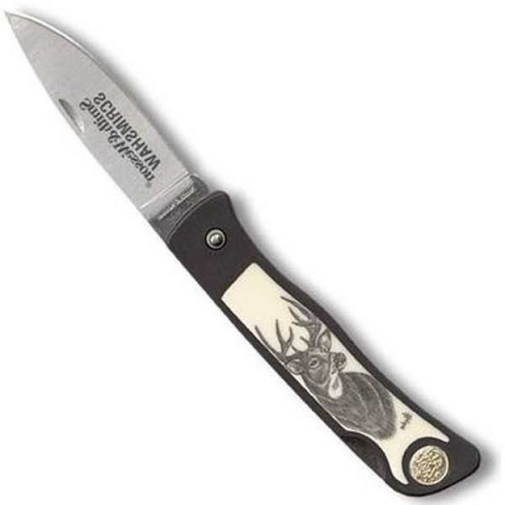 Складаний ніж Smith & Wesson Scrimshaw Deer 