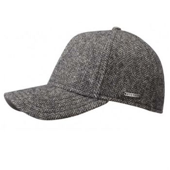 Кепка шерстяная мужская Stetson Baseball Cap Woolrich Herringbone, 7720502-333