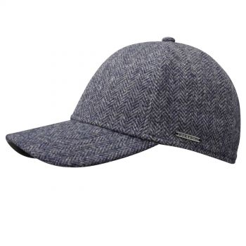 Кепка шерстяная мужская Stetson Baseball Cap Woolrich Herringbone, 7720502-323