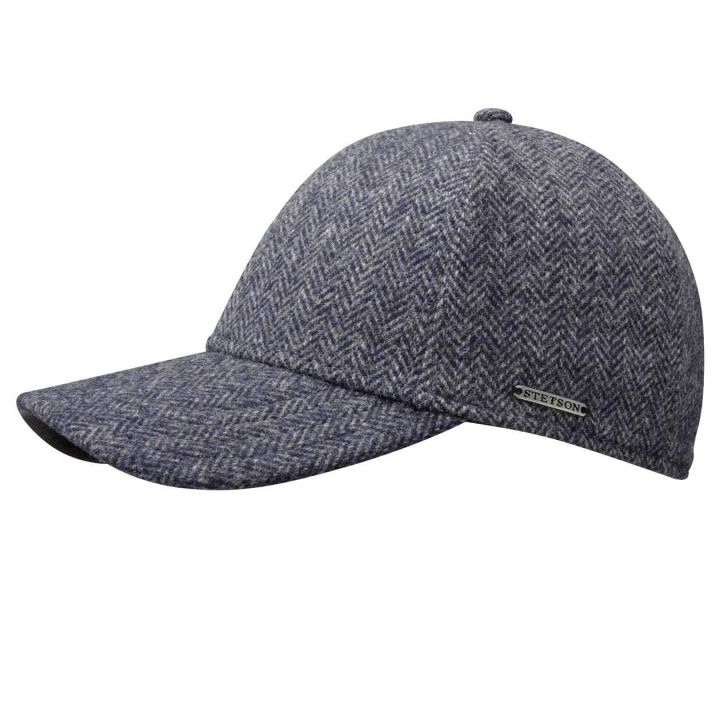 Кепка шерстяна чоловіча Stetson Baseball Cap Woolrich Herringbone, 7720502-323 