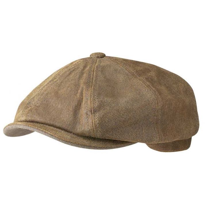 Кепка восьмиклинка Stetson 8-Panel Cap Pigskin, 6897101-6