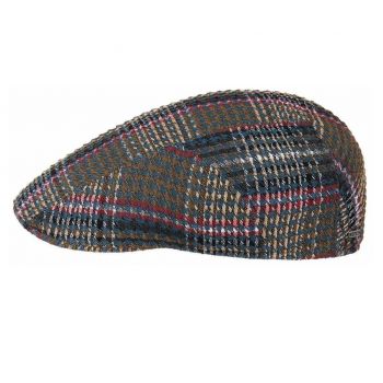 Мужская хлопковая кепи Stetson Ivy Cap Cotton Check, 6171301-225