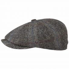 Чоловіча твідова кепка Stetson Hatteras Harris Tweet Virgin Wool Check, 6840307-235
