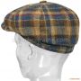 Мужская шерстяная кепи Stetson Hatteras Virgin Wool Check, 6840304-225