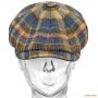 Мужская шерстяная кепи Stetson Hatteras Virgin Wool Check, 6840304-225