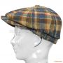 Мужская шерстяная кепи Stetson Hatteras Virgin Wool Check, 6840304-225