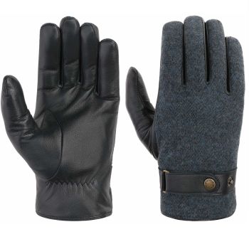 Перчатки мужские кожаные Stetson Gloves Goat Nappa/Woolrich, 9497205-2