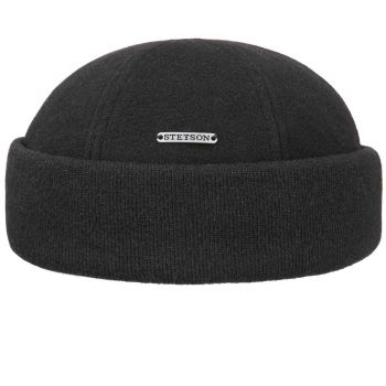 Черная мужская шапка Stetson Docker Cotton Knit, 8811101-1