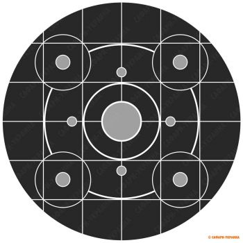 Мишень бумажная 30 х 30 см