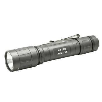 Ручной фонарь Surefire A2 Aviator, зелёный излучатель, мощность 120 люмен, 14 х 2,9 см