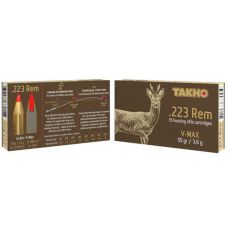 Патрон нарізний Тахо, кал.223 Rem, тип кулі: V-MAX, вага кулі: 55grs / 3.6 г