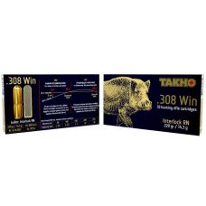 Патрон нарізний Тахо, кал.308 Win, тип кулі: Interlock RN, вага: 14,3 g/220 grs