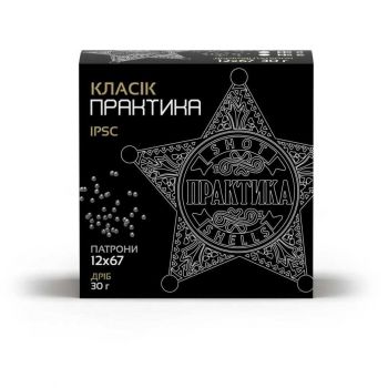 Безконтейнерный патрон Тахо Практика Классик, кал.12/67, дробь №4 (3,25 мм), навеска 30 г