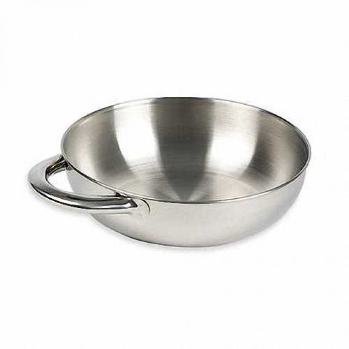 Миска из нержавеющей стали Tatonka Bowl with Grip S, арт. TAT 4036.000, с ручкой