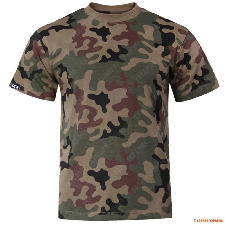 Футболка з коротким рукавом Texar T-shirt, 100% бавовна, колір: pl camo 