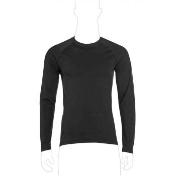 Термофутболка з довгим рукавом UF PRO Merino Shirt Long Sleeve, чорна