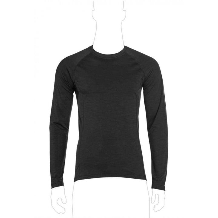 Термофутболка з довгим рукавом UF PRO Merino Shirt Long Sleeve, чорна 