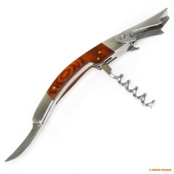 Нож штопор Tomahawk Pakkawood Corkscrew