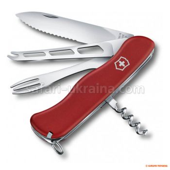 Нож мультитул Victorinox Cheese Master, красный