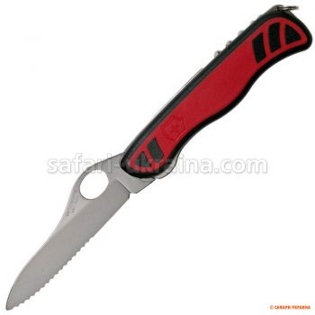 Нож мультитул Victorinox Alpineer Grip One Hand, красный