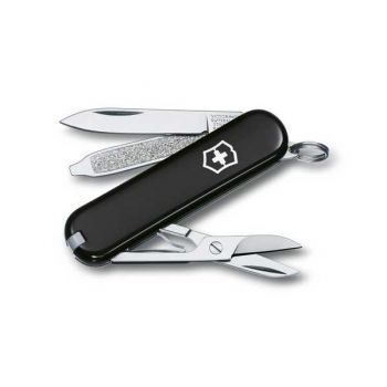 Нож мультитул Victorinox Classic SD Vx06223.3, 7 предметов, длина 58мм, черный