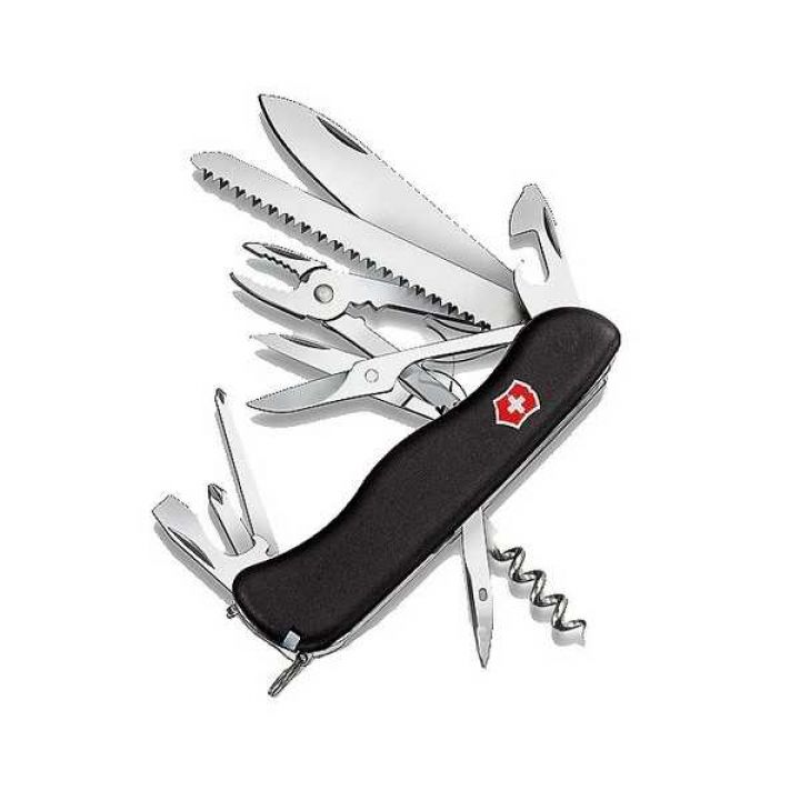 Ніж мультитул Victorinox Hercules Vx09043.3, 18 предметів, довжина 111мм, чорний 