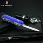 Мультитул Victorinox Climber Vx13703.T2, 14 предметів, довжина 91мм, напівпрозорий синій 