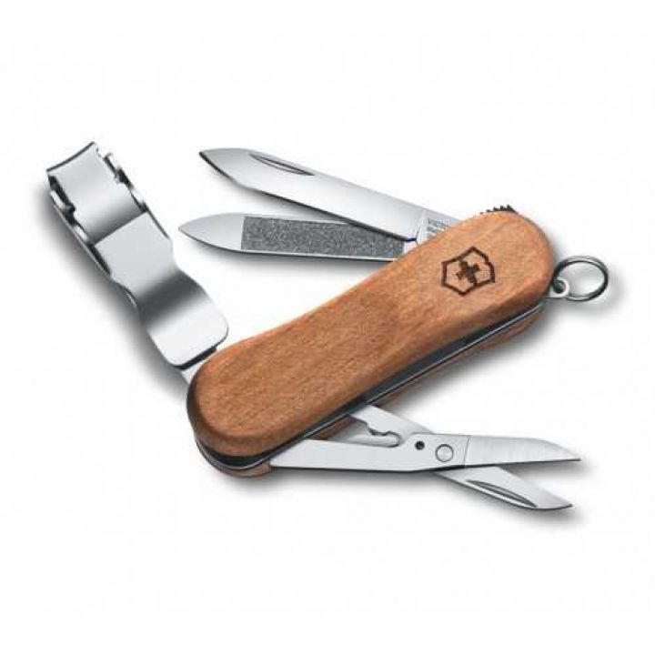 Ніж мультитул Victorinox Delemont Nail Clip Wood Vx06461.63,8 предметів, довжина 65мм 