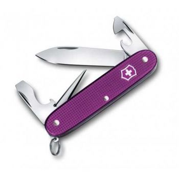 Нож мультитул Victorinox Pioneer Vx08201.L16, 8 предметов, длина 93мм, фиолетовый