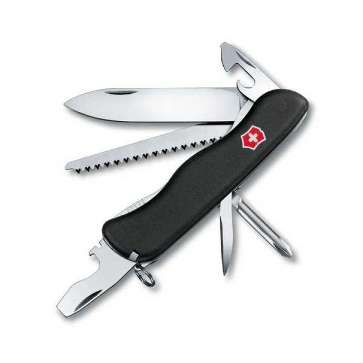 Ніж мультитул Victorinox Trailmaster Vx08463.3, 12 предметів, довжина 111мм, чорний 