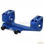 Warne X-Skeleton Mount, d - 30 мм, Ultra High, Blue