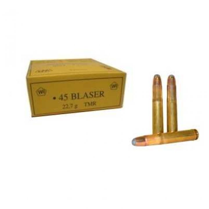 Патрон Wolfgang Romey, кал.45 Blaser, тип пули: T-Mantel, вес: 22,7 g