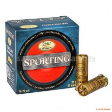 Патрон для спортинга Zala Arms Sporting, кал. 12/70, дріб 7,5 (2,4 мм) навіска 24 г