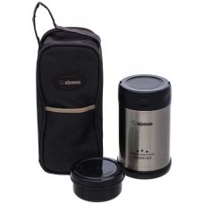 Набір для ланчу Zojirushi SW-EXE50BL, об`єм 0,5 л, колір: чорний/сталевий