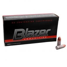 Патрон CCI BLAZER, кал.9x19, тип пули FMJ, вес 8 г (124gr)